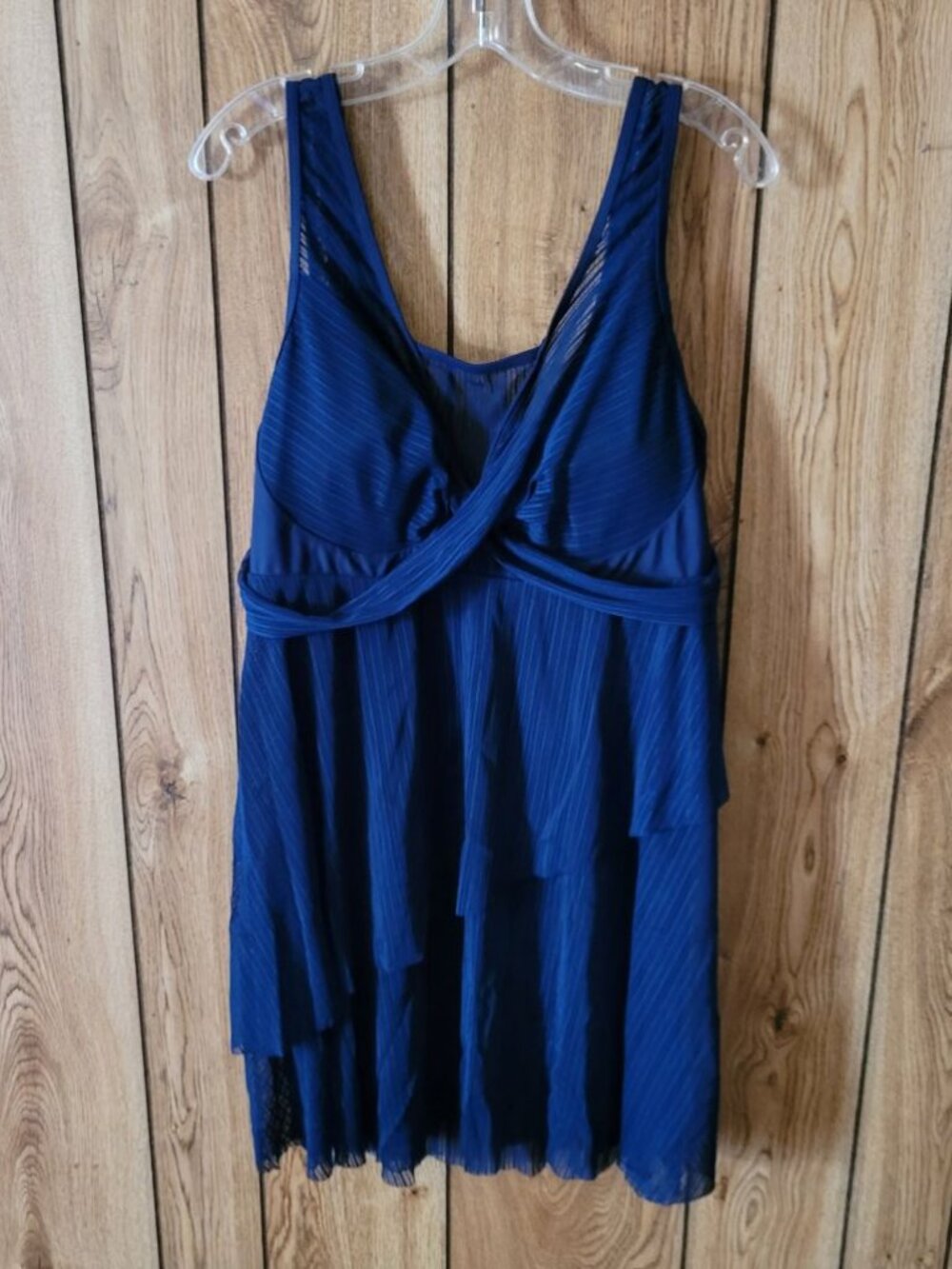 NIP Royal Blue Swimming Dress with Shorts Plus Size 2X-3X